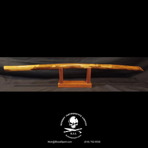 The Easy Curves Bokken - KIL Guava - Fine Art Finish