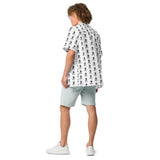 KIL Logo White Hawaiian shirt